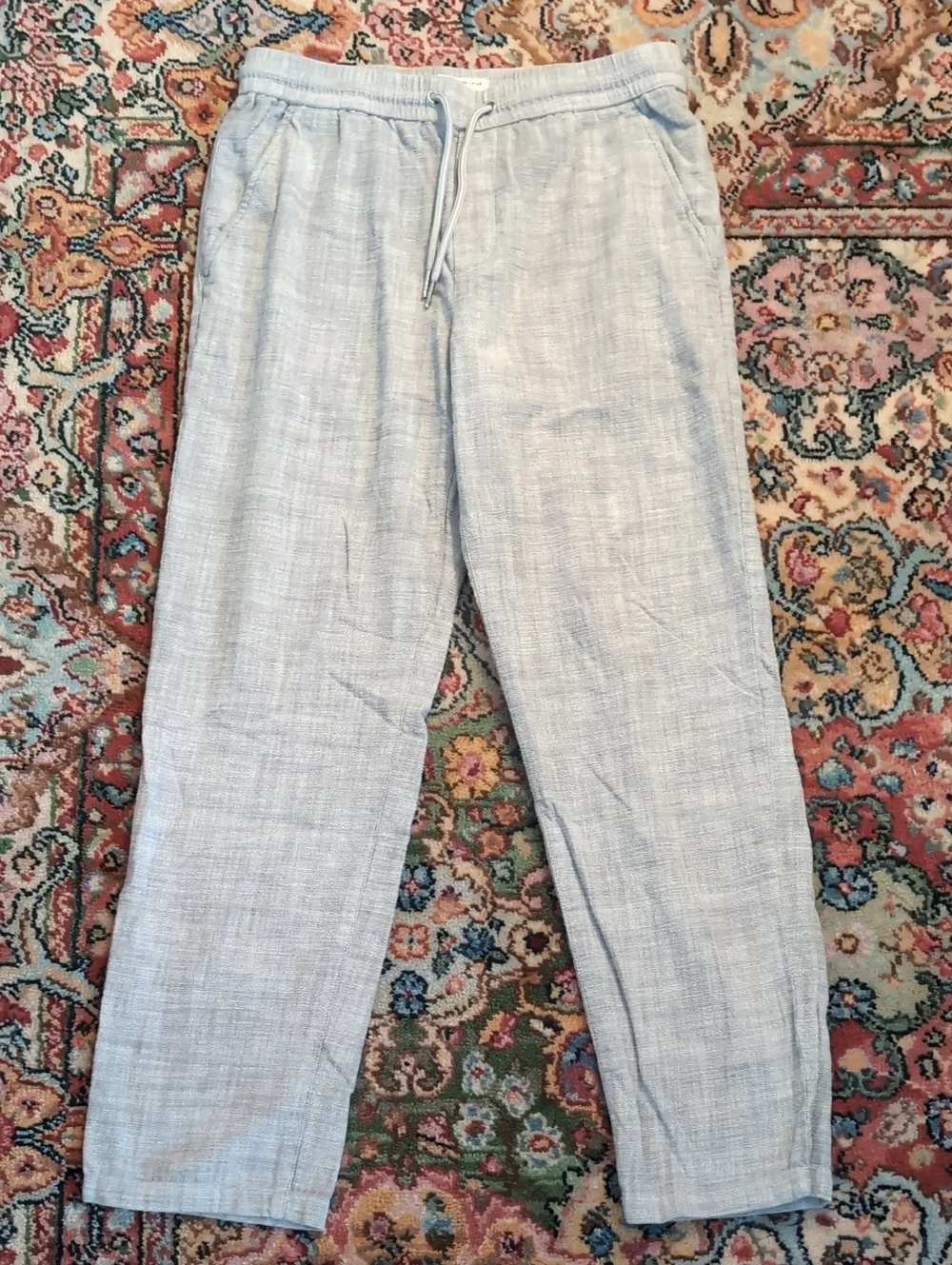 Marine Layer Light Gray Drawstring Joggers